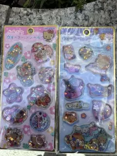 サンリオ ウォーターinシール 日焼け 水入り ボンボンドロップ シール　キティ