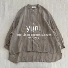 今期！美品！ユニ 60/1Linen cocoon sleeves ブラウス - メルカリ