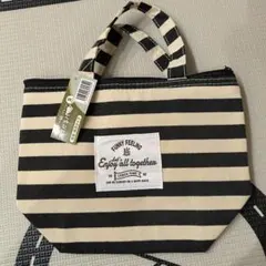 ストライプ トートバッグ 保冷バッグ
