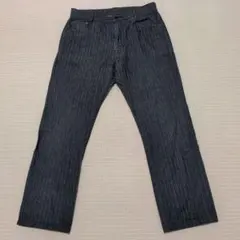 VUMPS（ヴァンプス）ストライプ柄 メンズ デニムパンツ グレー