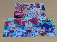 5枚】ナミ ロビン ジンベエ チョッパー フランキー ラウンドワン