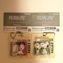 PEANUTS パッケージミニチュアコレクション スヌーピー ガチャ2点セット