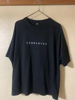 COMMENSER ブラック Tシャツ L Lサイズ