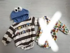 のんたん様　専用　セサミストリート クッキー　ロンパース
