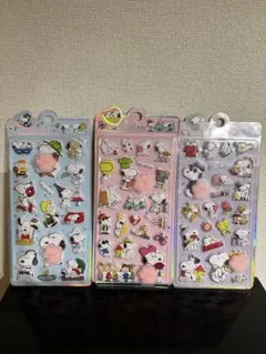 スヌーピー肉球シール 3枚セット