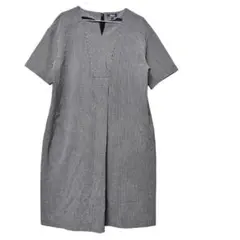 ジュンコシマダ パート2 ギンガムチェック リップル生地 15号 ワンピース