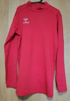 hummel JASPO 赤 インナーシャツ Mサイズ