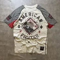 アメリカンファイター古着Tシャツ ヴィンテージ ラグラン