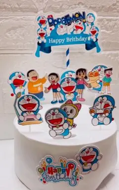 ドラえもん 誕生日ケーキトッパー 11点セット