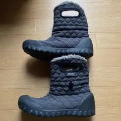 BOGS レディース　スノーブーツ　ショート　グレー 24㎝