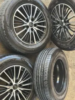 DUNLOP 215/65R16 タイヤ&Ventuschiアルミホイルセット