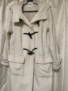 E hyphen world gallery ダッフルコート ロングホワイトS