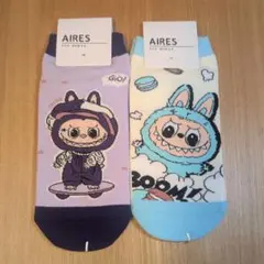 ラブブ　靴下　ソックス　フリーサイズ　2種セット