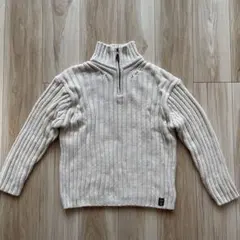 GAP 秋冬 クリーム色ハイネックニットセーター