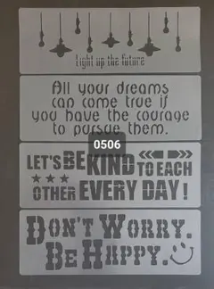 ステンシルプレート