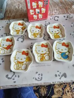 七福神　ハローキティ　キティ陶器製置き物　フィギュア　希少　激レア キティ 七福神 ハローキティ キティ陶器製置き物 フィギュア 希少 激