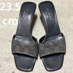 GUCCI archive ミュール サンダル ブラック 38 1/2 - メルカリ