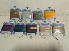 コスモ マーブルスレッド 刺繍糸 9巻セット