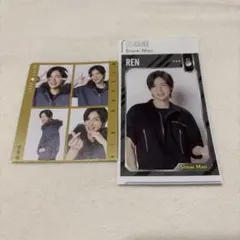 目黒蓮 推しの証明写真 ハッピー4カット アイドルPOWERカード