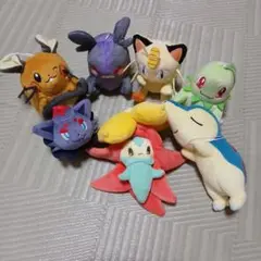 ポケットモンスター　ポケモン　ぬいぐるみやマスコット　7個　色々セット