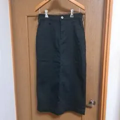nano univers ナノ・ユニバース　ロングタイトスカート　ブラック　36