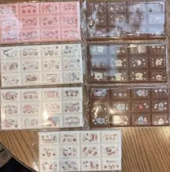 【即日配送】サンリオキャラクターズ ちょこぶろっくしーる 7点セット