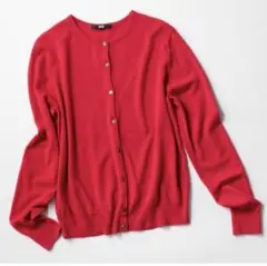 ユニクロUNIQLO カーディガン　赤