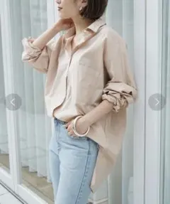 美品▲Deuxieme Classe EVERYDAY I LIKEワイドシャツ Deuxieme Classe（ドゥーズィエムクラス）の「EVERYDAY I LIKE.ワイド