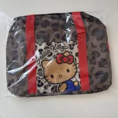 ヒョウ柄　日焼けキティ　バッグ