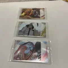 ワンピースキャラクターカード3枚セット