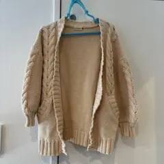 ♡ブランシェス　ケーブル編みカーディガン♡M