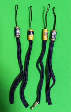 ​【美品】サントリー BOSS ボス 缶コーヒー ストラップ 4種セット 非売品のサムネイル
