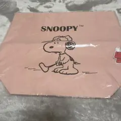 SNOOPY ビッグトートバッグ ピンク