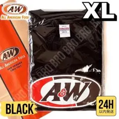 【ブラック】新品 A＆W ロゴ Tシャツ 正規 山田レン XLサイズ