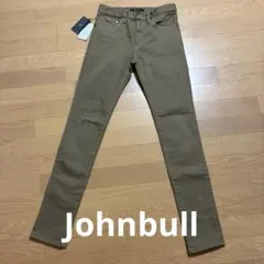 新品 Johnbull チノパン スキニー カーキ Sサイズ ジョンブル 細身のサムネイル