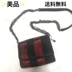ZARA womanミニショルダーバックパーティーバックスパンコールのサムネイル