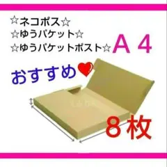 345☆ゆうパケット☆クリックポスト☆最大サイズ 厚さ3cm A4 8枚