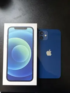 美品SIMフリー iPhone12 128GB 1747 ブルー バッテリー新品 - メルカリ