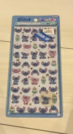 ボンボンドロップシール ディズニー ミニ スティッチ