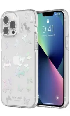 kate spade 蝶モチーフ クリアケース