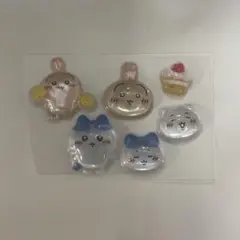 【正規品】ボンボンドロップシールお裾分け　うさぎ　ハチワレ