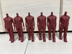 一番くじ　進撃の巨人　I賞 地鳴らしフィギュア6体