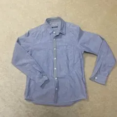 BEAMS 長袖シャツ ブルー ストライプ切替のサムネイル
