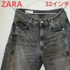 ZARA シームディテールバギーデニムパンツ 32インチ