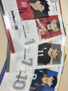 ハイキューアニメキャラクタークリアファイルセット