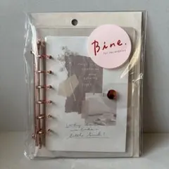 Bine A6クリアバインダー ピンクゴールド マインドウェイブ シール帳
