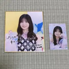 小坂菜緒 日向坂46 ひなこれ 会場くじ C賞 プリントサイン入りミニ色紙