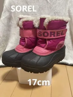 SOREL ピンク 冬用ブーツ 雪　長靴　17cm