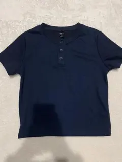 SHEIN DAZY ネイビー半袖Tシャツ (最後に着画あり)