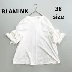 美品✨ BLAMINK シルク コットン ブラウス 半袖 パフスリーブ 白 M 2026年最新】BLAMINK レディース 半袖 シャツ・ブラウスの人気アイテム